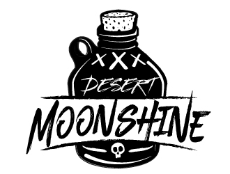 Desert Moonshine logo design by jaize