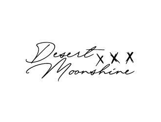 Desert Moonshine logo design by Marianne