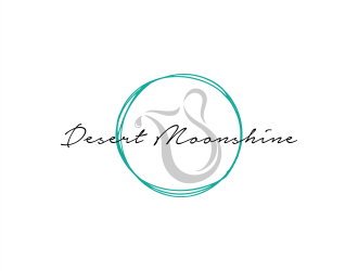 Desert Moonshine logo design by Gwerth
