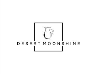 Desert Moonshine logo design by Gwerth