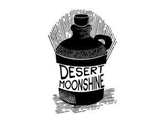 Desert Moonshine logo design by Tanya_R