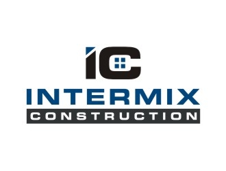 Intermix Construction logo design by dibyo