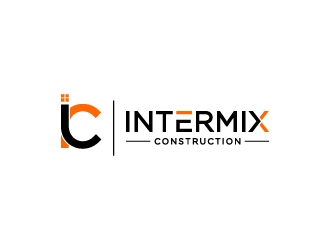 Intermix Construction logo design by BrainStorming