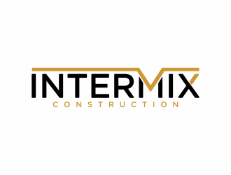 Intermix Construction logo design by Mahrein