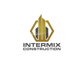 Intermix Construction logo design by Greenlight