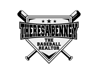 Theresa Benney - The Baseball Realtor logo design by Kruger