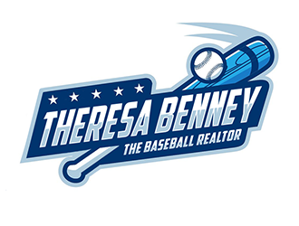 Theresa Benney - The Baseball Realtor logo design by Optimus