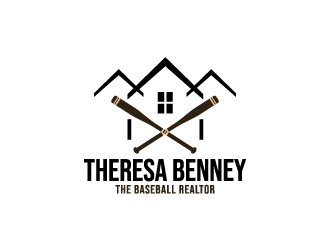 Theresa Benney - The Baseball Realtor logo design by iamjason
