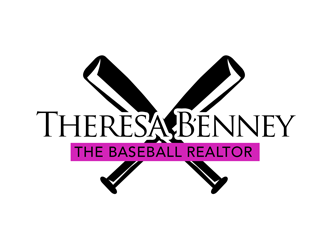 Theresa Benney - The Baseball Realtor logo design by kunejo