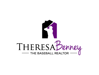 Theresa Benney - The Baseball Realtor logo design by torresace