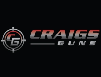 Craigs Guns logo design by AamirKhan