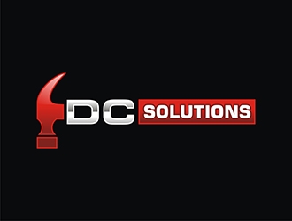DC SOLUTIONS  logo design by gitzart