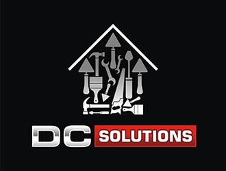 DC SOLUTIONS  logo design by gitzart