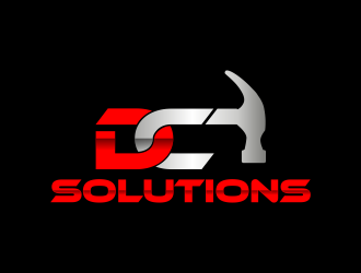 DC SOLUTIONS  logo design by qqdesigns