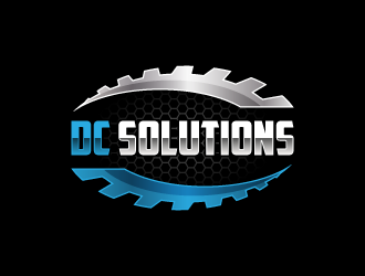 DC SOLUTIONS  logo design by pencilhand