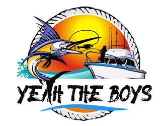 YEAH THE BOYS logo design by coco