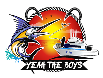 YEAH THE BOYS logo design by coco