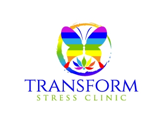 Transform Stress Clinic logo design by jaize