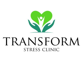 Transform Stress Clinic logo design by jetzu