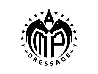 AMP Dressage logo design by ellsa