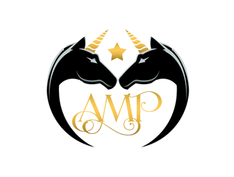 AMP Dressage logo design by kunejo