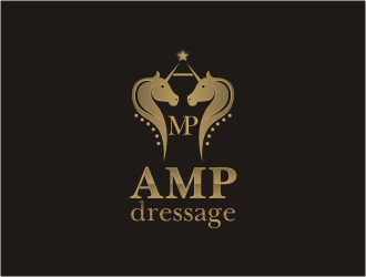 AMP Dressage logo design by bunda_shaquilla