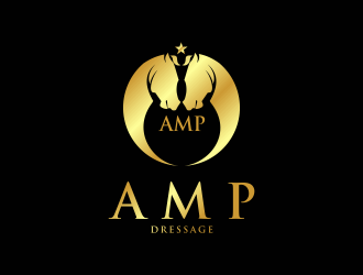 AMP Dressage logo design by Dhieko