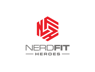 NerdFit Heroes logo design by ohtani15