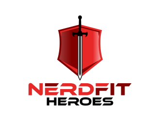 NerdFit Heroes logo design by ingepro