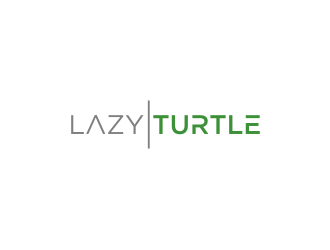 lazy turtle  logo design by bricton