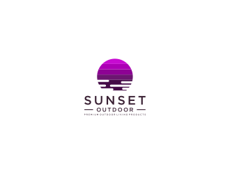 Sunset Outdoor logo design by haidar