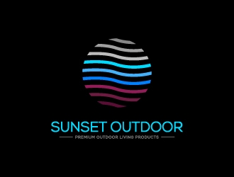 Sunset Outdoor logo design by BrainStorming