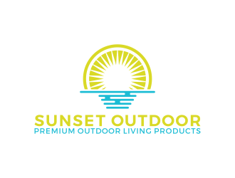 Sunset Outdoor logo design by BlessedArt