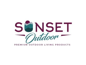 Sunset Outdoor logo design by Rock
