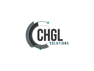 CHGL Solutions logo design by blink
