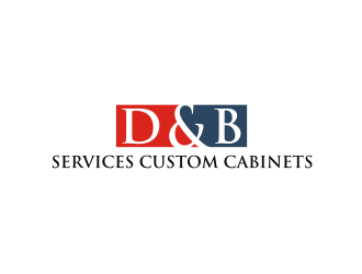 D & B SERVICES CUSTOM CABINETS logo design by Diancox