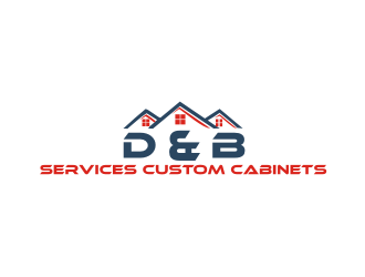 D & B SERVICES CUSTOM CABINETS logo design by Diancox