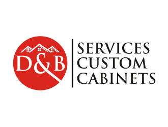 D & B SERVICES CUSTOM CABINETS logo design by Diancox