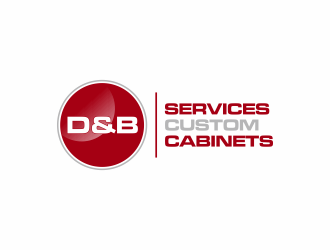 D & B SERVICES CUSTOM CABINETS logo design by ammad