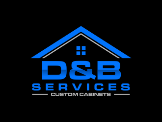 D & B SERVICES CUSTOM CABINETS logo design by ammad