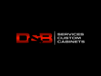 D & B SERVICES CUSTOM CABINETS logo design by salis17