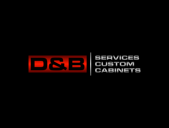 D & B SERVICES CUSTOM CABINETS logo design by salis17
