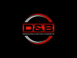 D & B SERVICES CUSTOM CABINETS logo design by salis17