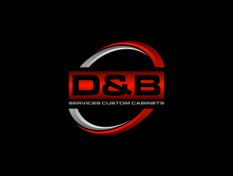 D & B SERVICES CUSTOM CABINETS logo design by salis17