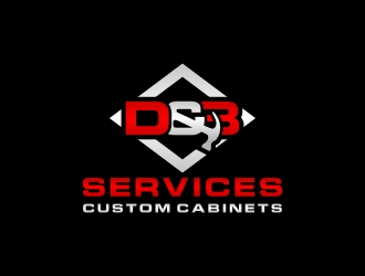 D & B SERVICES CUSTOM CABINETS logo design by CreativeKiller