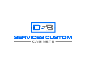 D & B SERVICES CUSTOM CABINETS logo design by alby