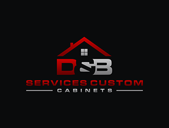 D & B SERVICES CUSTOM CABINETS logo design by kurnia