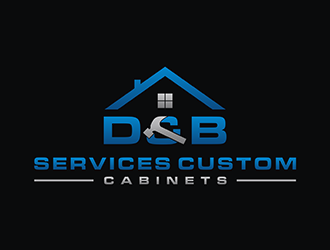 D & B SERVICES CUSTOM CABINETS logo design by kurnia