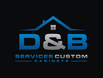 D & B SERVICES CUSTOM CABINETS logo design by kurnia