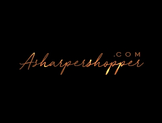 Asharpershopper.com  logo design by shravya